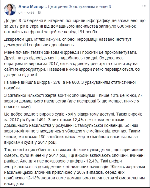 Юрист порахувала, скільки насправді загинуло жінок від домашнього насильства в 2017 році